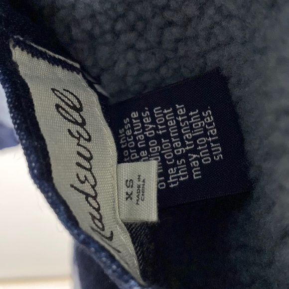 Madewell Reversible Denim Coat Jacket - Picture 4 of 9